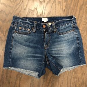 J. Crew Factory denim shorts. Size 25